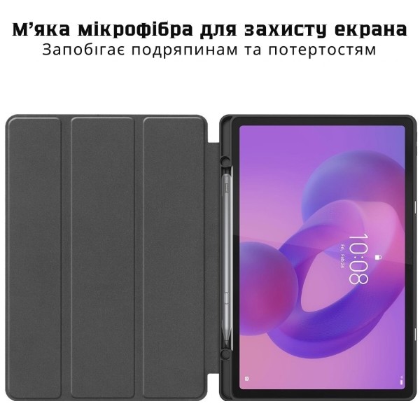 Фото - Чехол для планшета BeCover Flexible TPU Mate с креплением for Lenovo Idea Tab/K11 (2nd Gen) TB336/Xiaoxin Pad (2025) 11" Grey (715633)